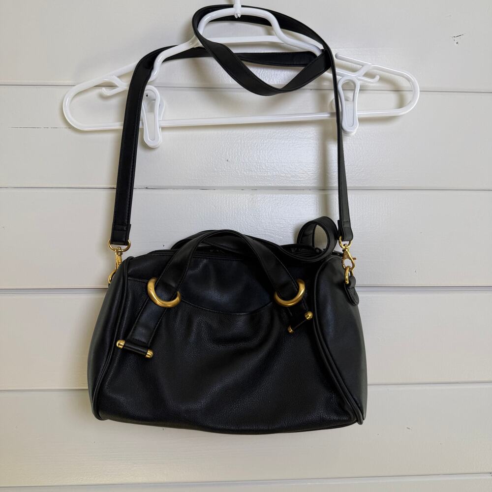 Samsonite Crossbody Bag Womens One Size Black Leather Adjustable